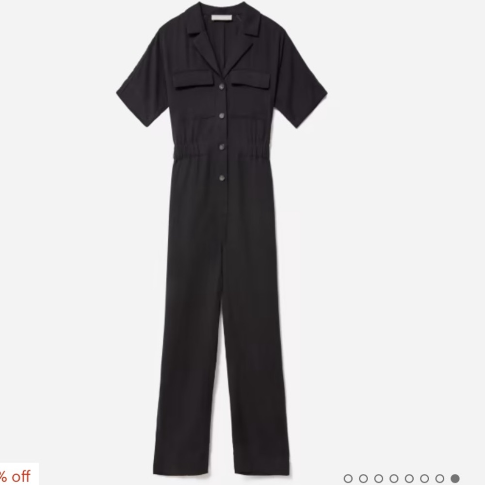 EVERLANE •The Utility Drape Jumpsuit Size 2 in Black